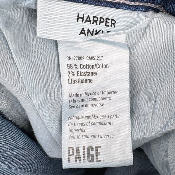 Paige Harper Ankle Jeans in Formation, Size 30 - Picture 11 of 12